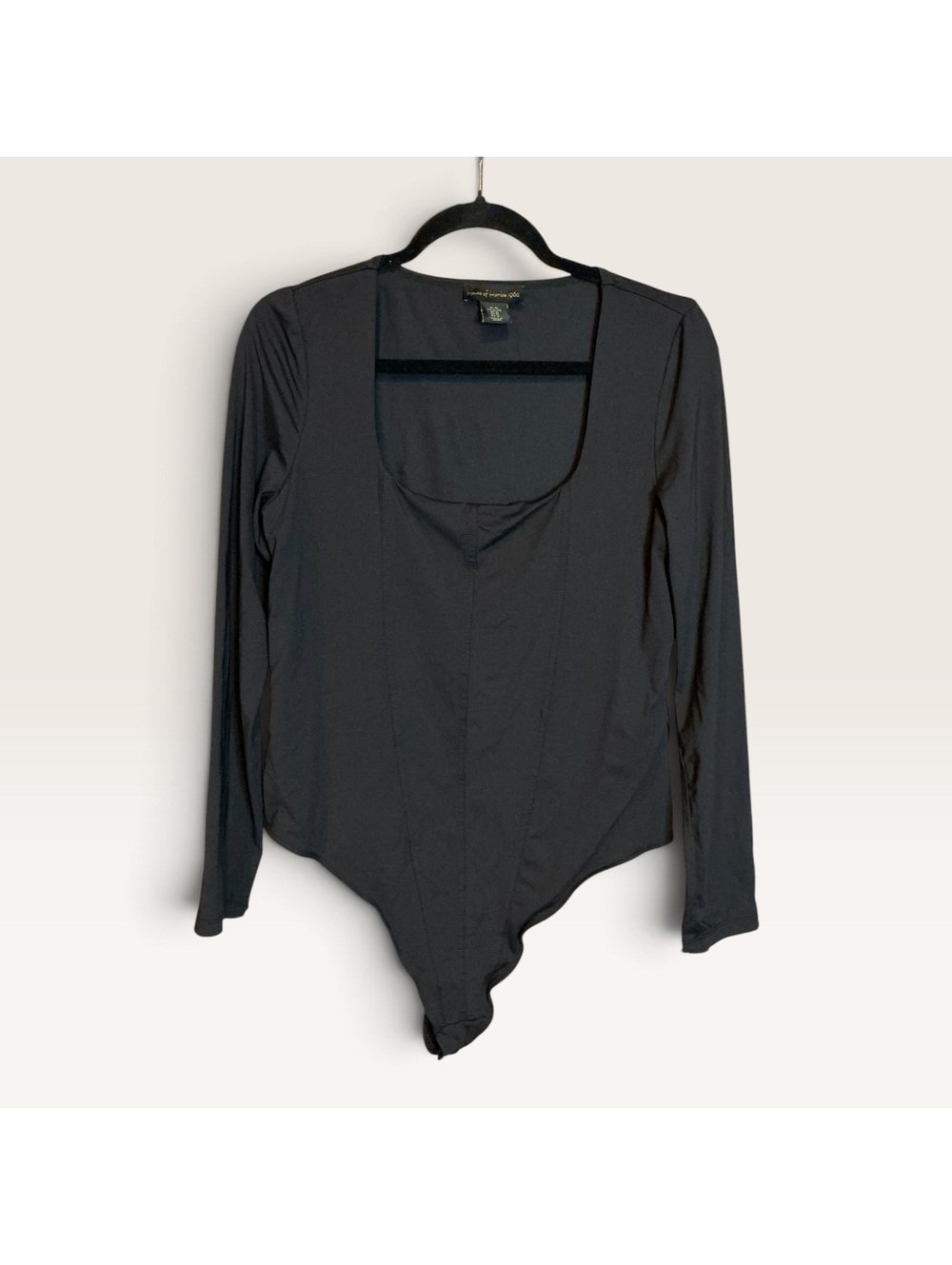 House of Harlow 1960 Black Long Sleeve Bodysuit XL
